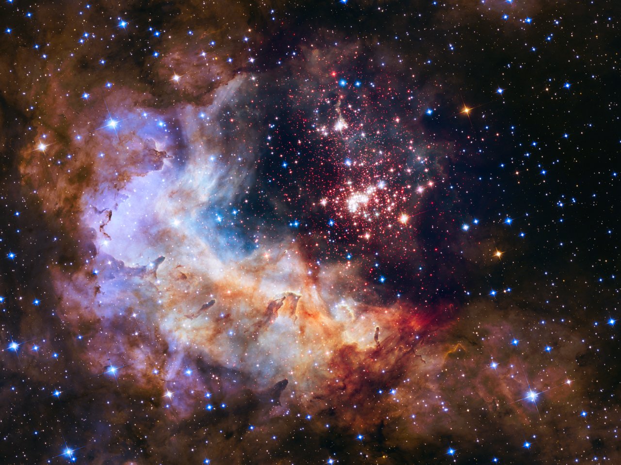 Westerlund 2 — Hubble's 25th anniversary image
