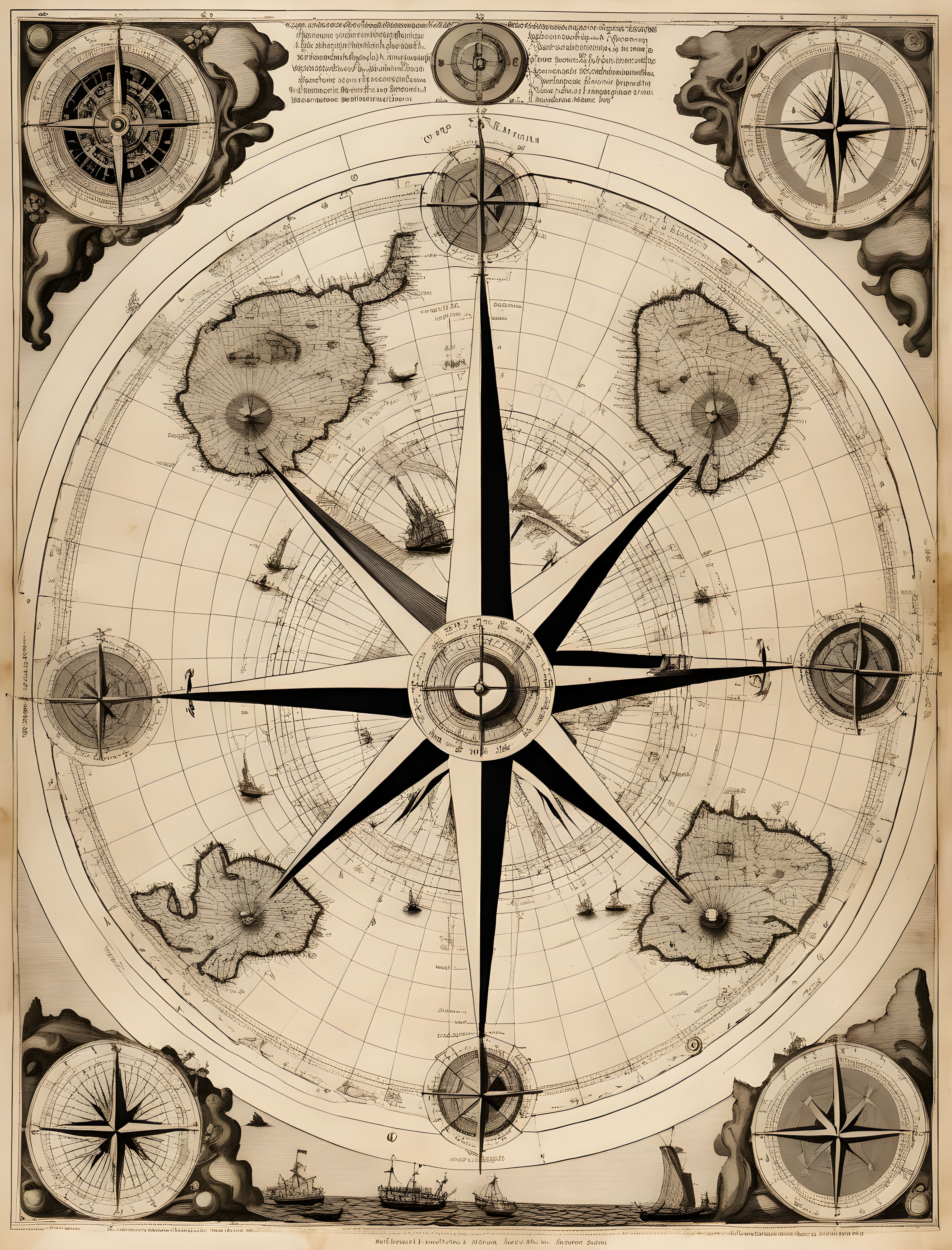 Portolan Chart — Mediterranean