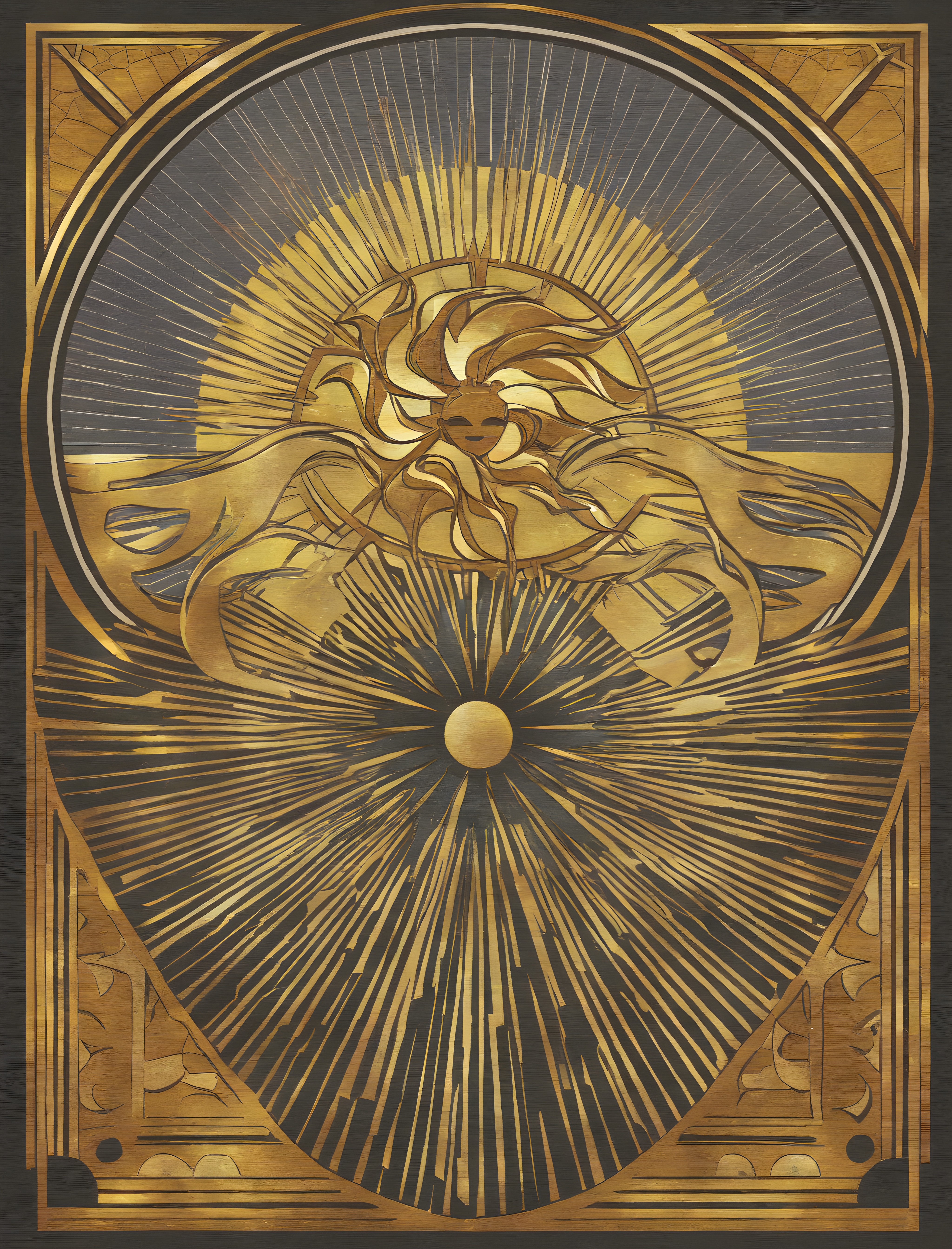 Art Deco Sunburst